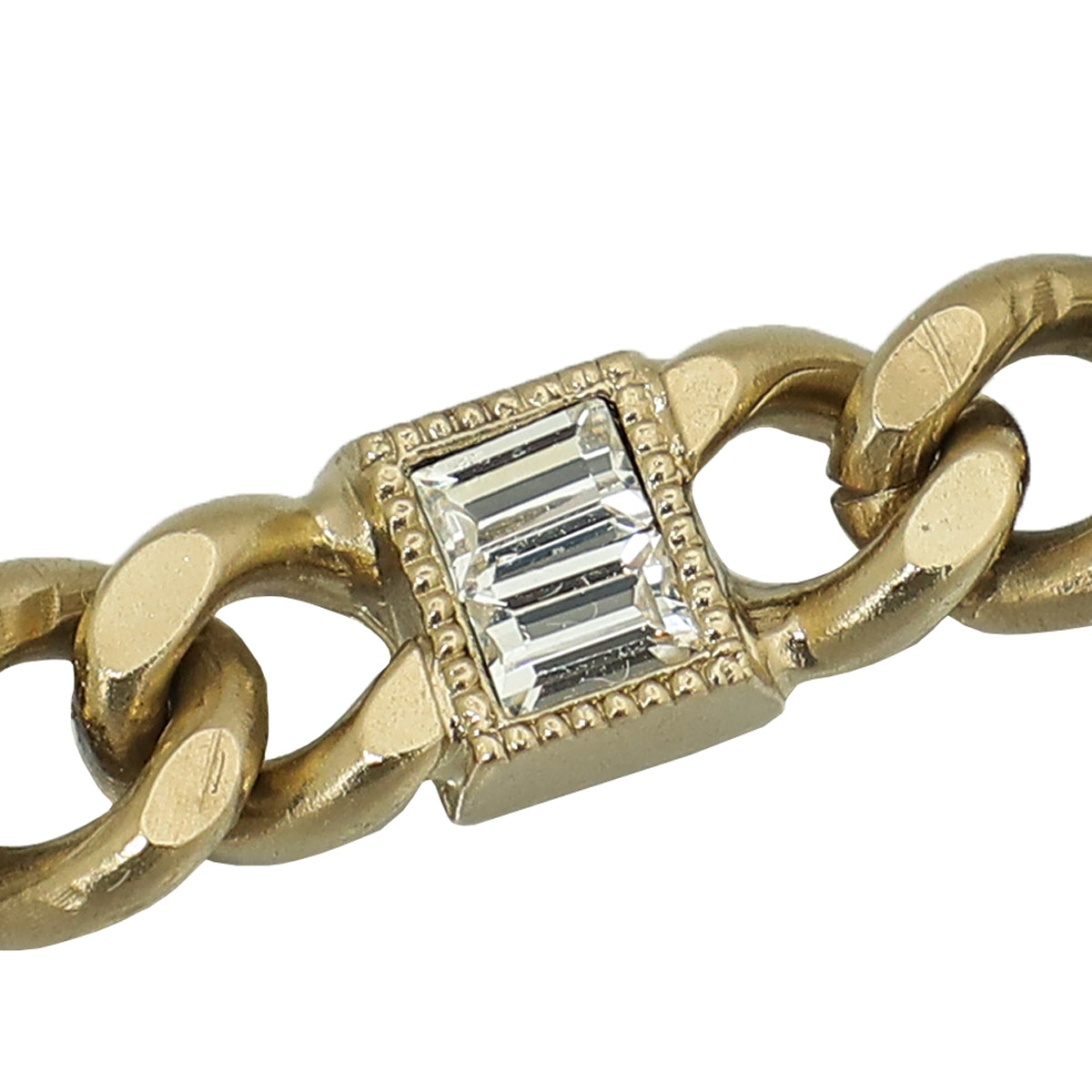 Chanel Bicolor CC Crystal Necklace
