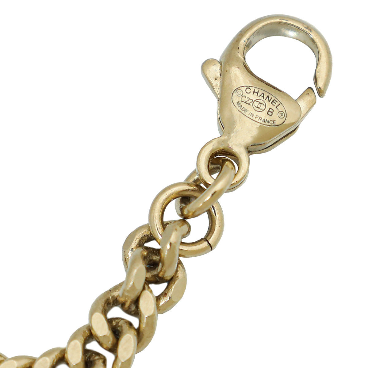 Chanel Bicolor CC Crystal Necklace