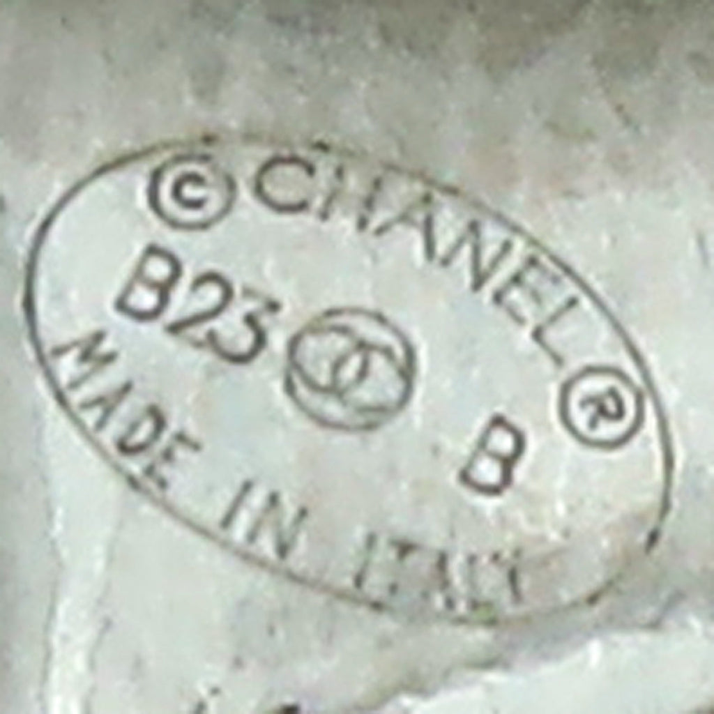 Chanel White CC Heart Chain Choker