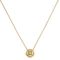 Chanel 18K Rose Gold Diamond Extrait de Camélia Necklace