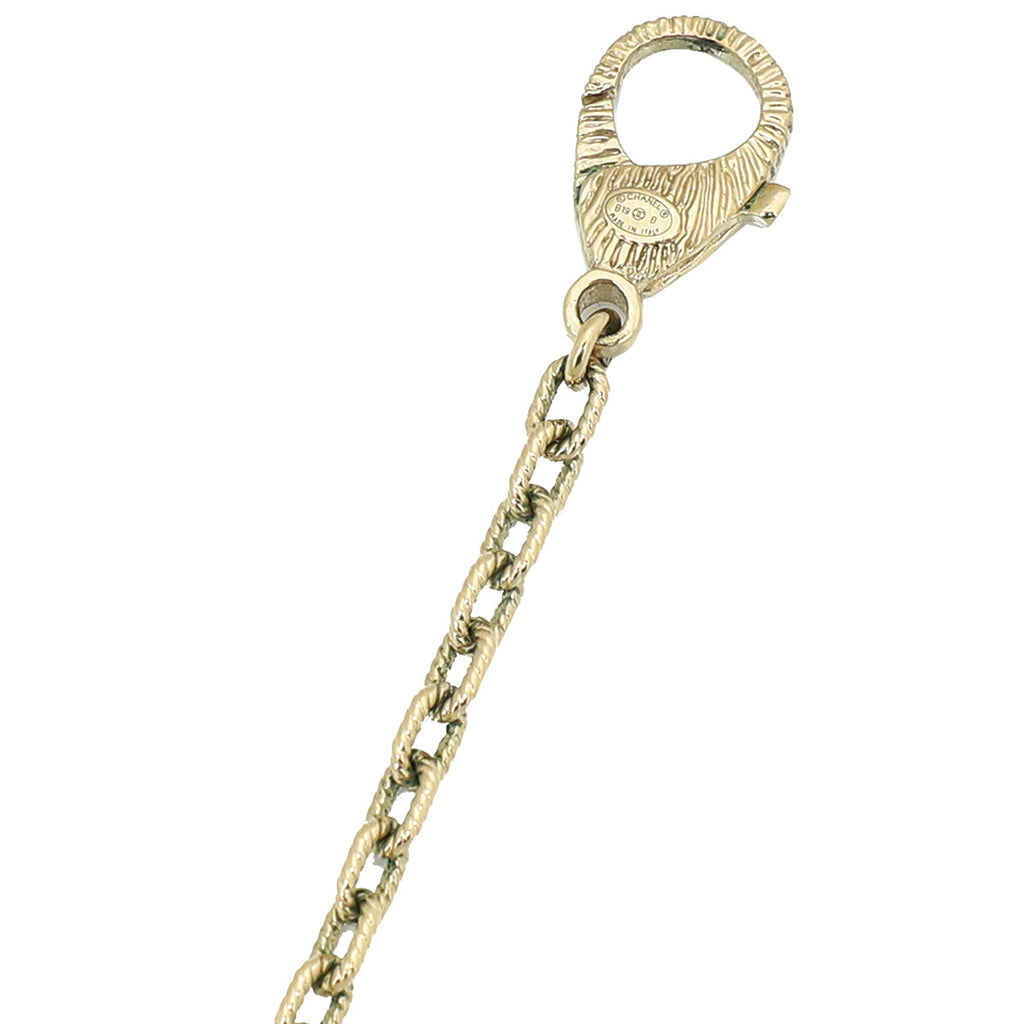Chanel Ivory CC-5-Star-Heart- Pearl Long Necklace
