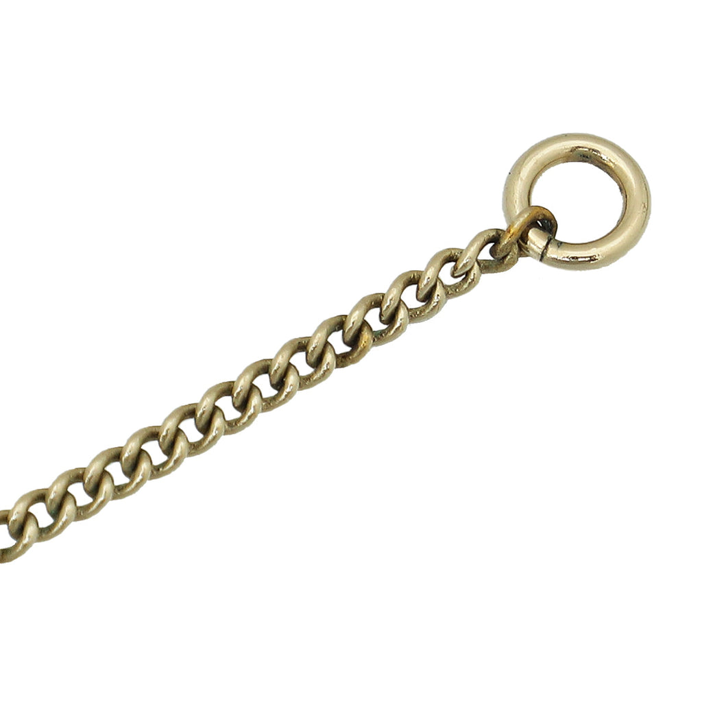 Chanel Bicolor CC Pearl Pendant Necklace