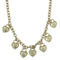 Chanel Gold Finish CC Heart Lock Charm Necklace
