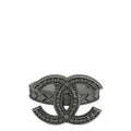 Chanel Gunmetal CC Ring 6 (52)