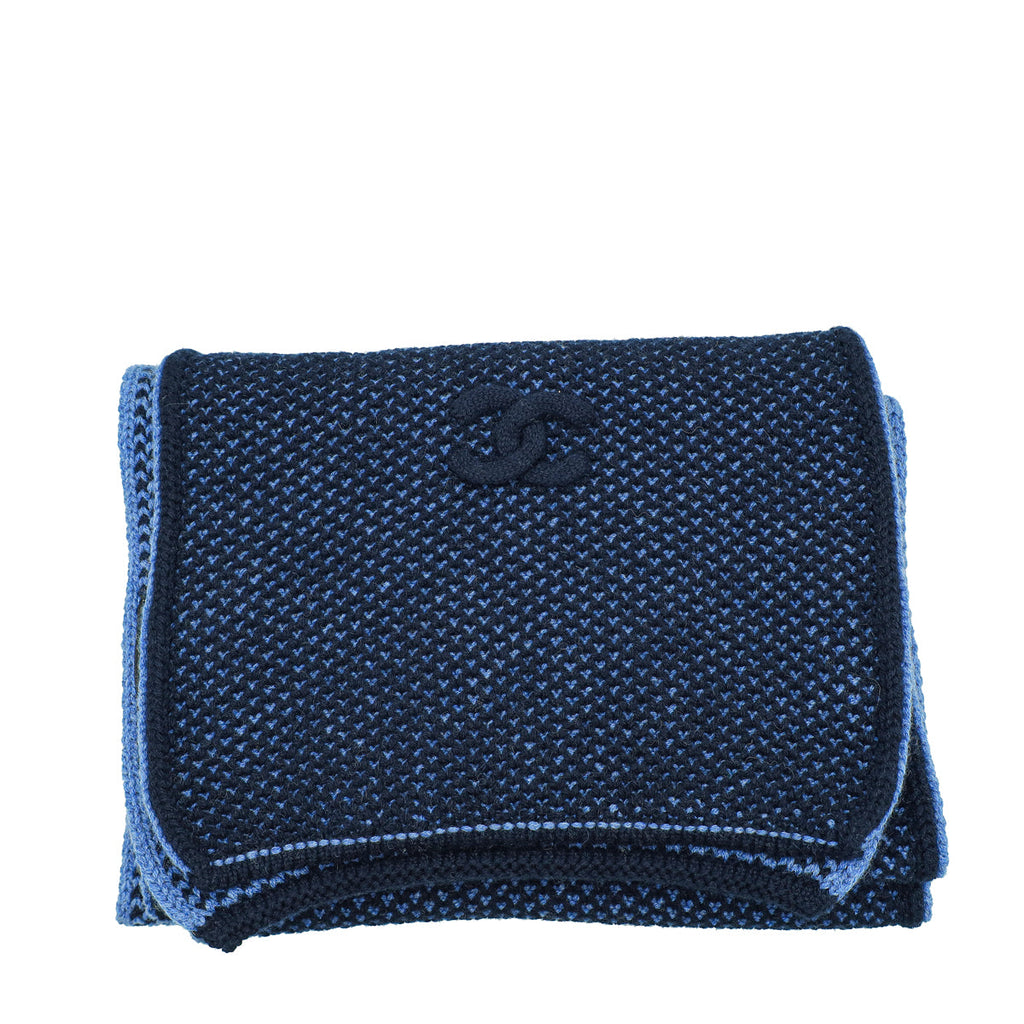 Chanel Bicolor CC Cashmere Scarf