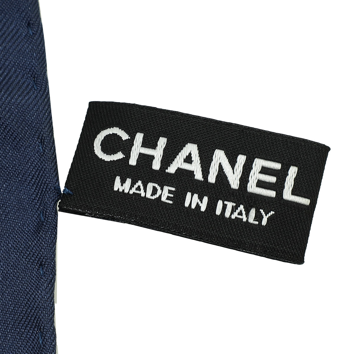 Chanel Tricolor CC Print Logo Silk Scarf