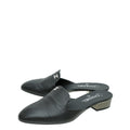 Chanel Black CC Slide Mules 39