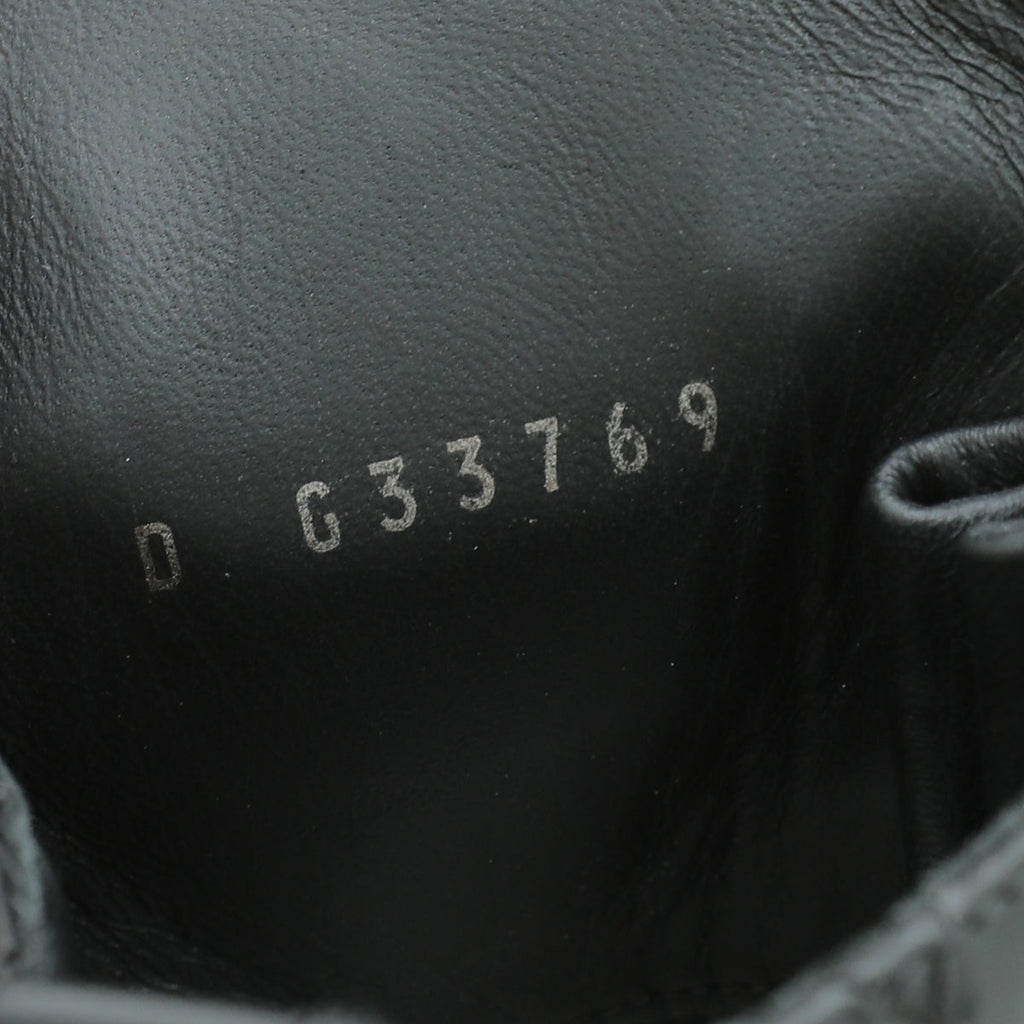 Chanel Black CC Cap Toe Quilted Ankle Boot 36.5