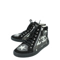 Chanel Black CC Star Print Ankle Boot 40