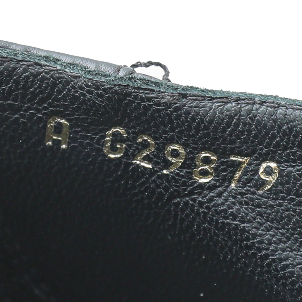 Chanel Black CC Peep Toe Ankle Boot 36