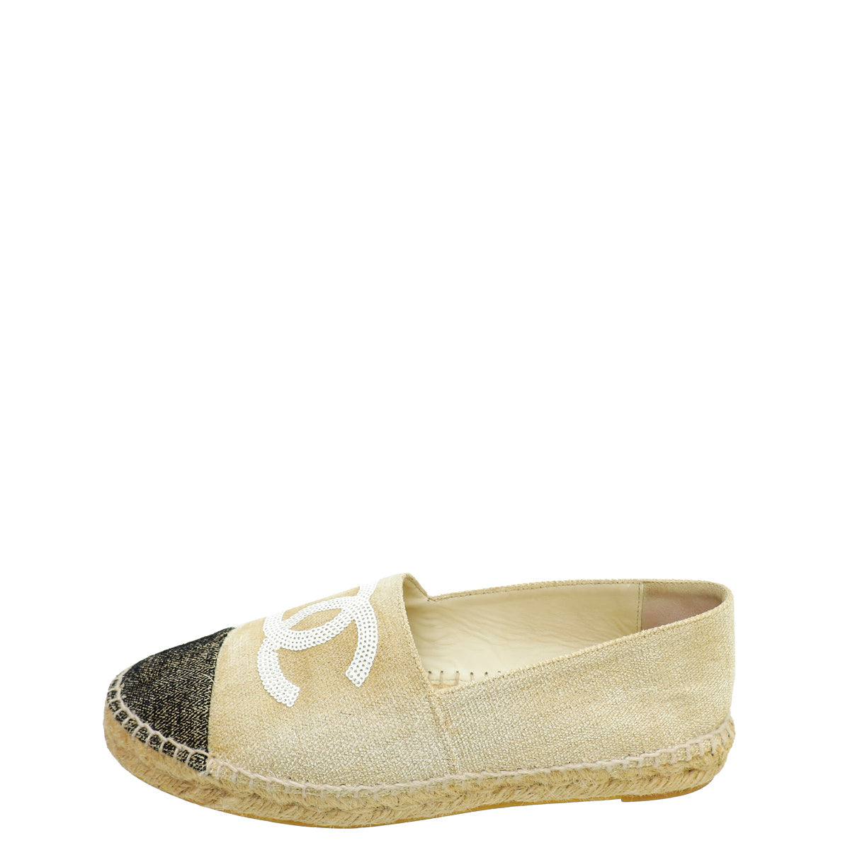Chanel Bicolor CC Cap Espadrille 40