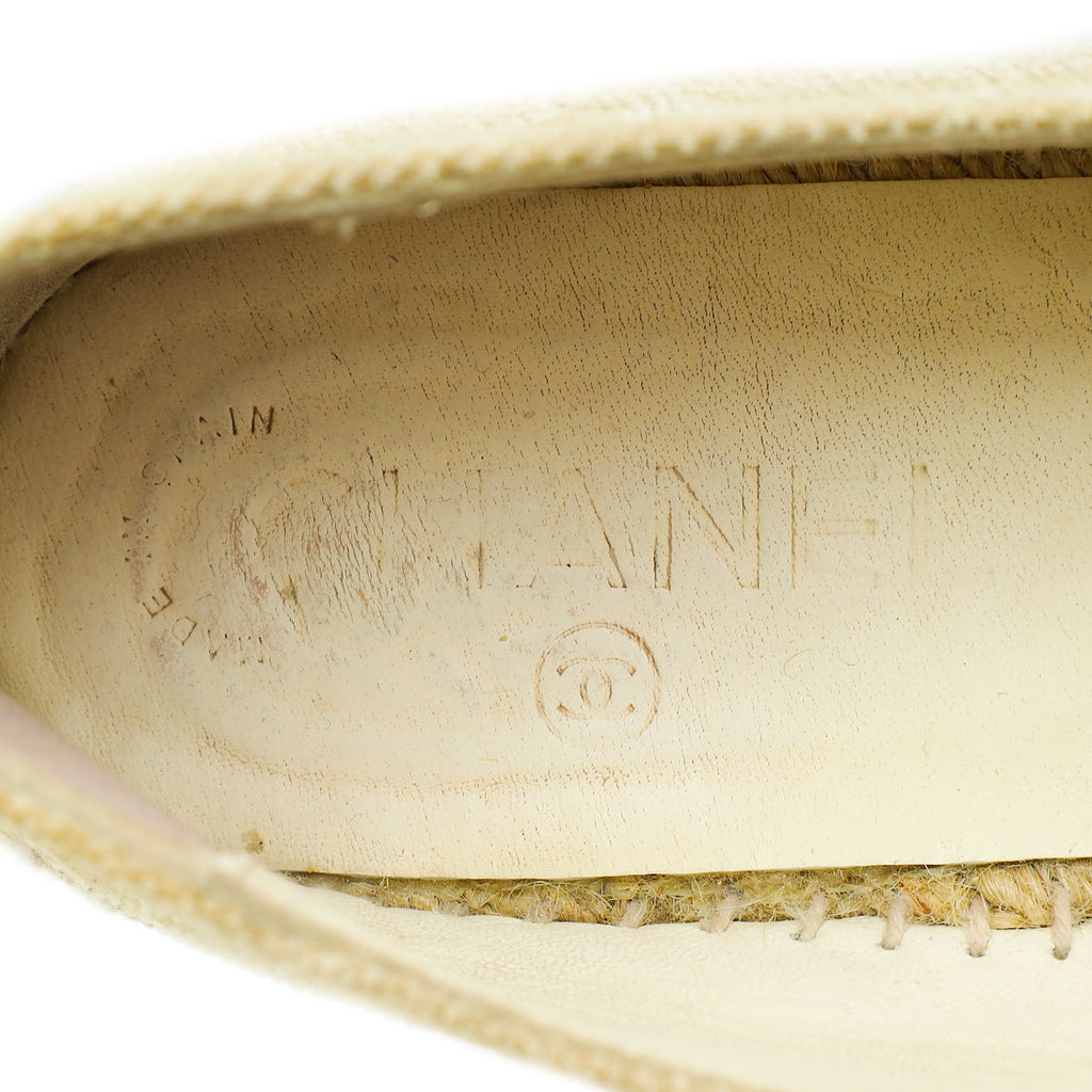 Chanel Bicolor CC Cap Espadrille 40