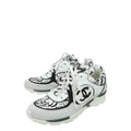 Chanel Tricolor CC Graffiti Suede Sneakers 38