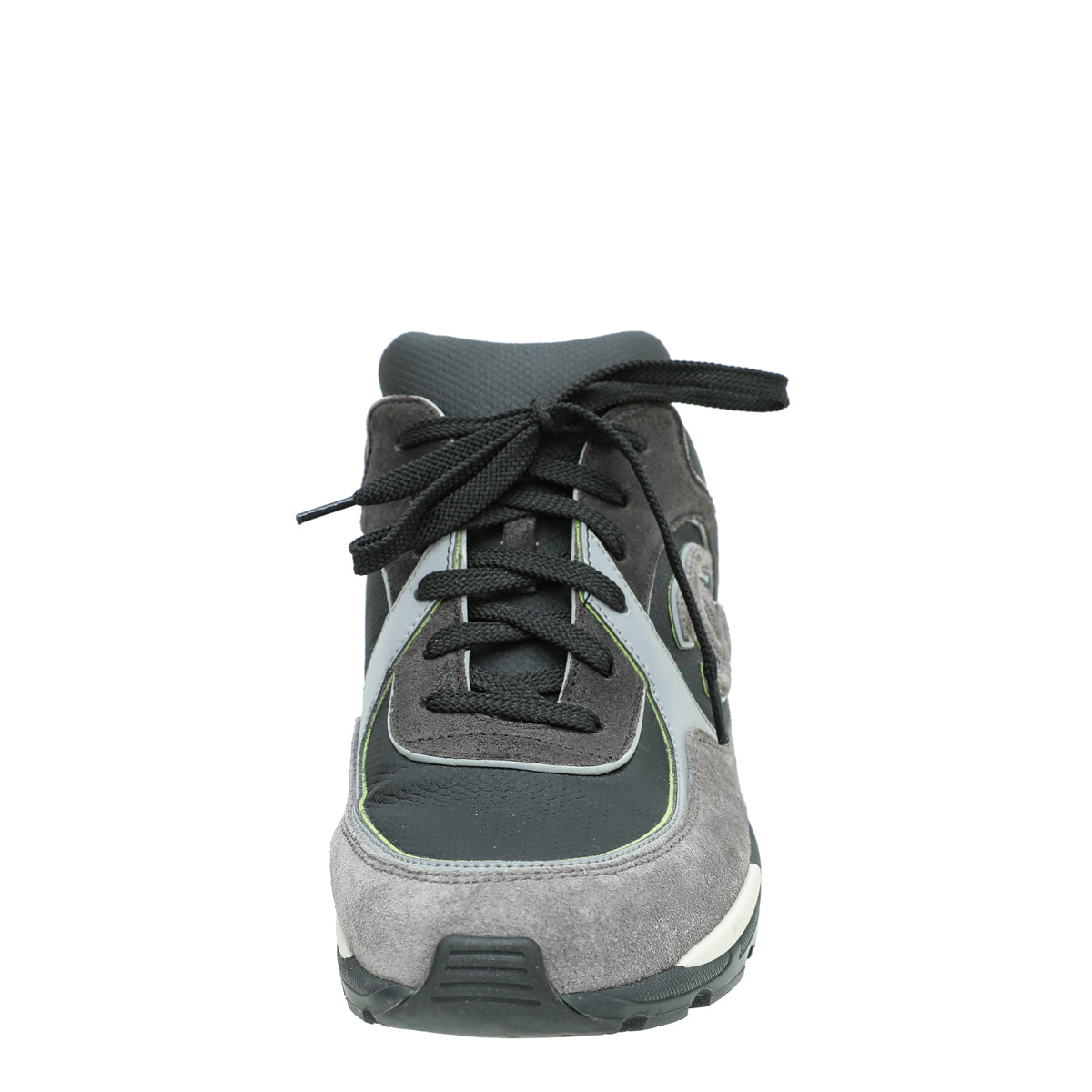 Chanel Multicolor CC Suede Trainer Sneaker 38.5