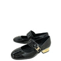 Chanel Black CC Mary Jane Flats 38.5