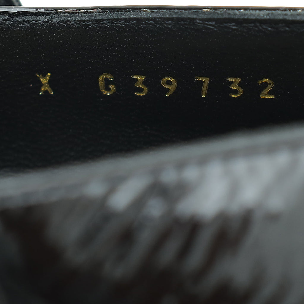 Chanel Black CC Mary Jane Flats 38.5