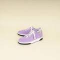 Chanel Purple CC Suede CC Lace Up Sneaker 38