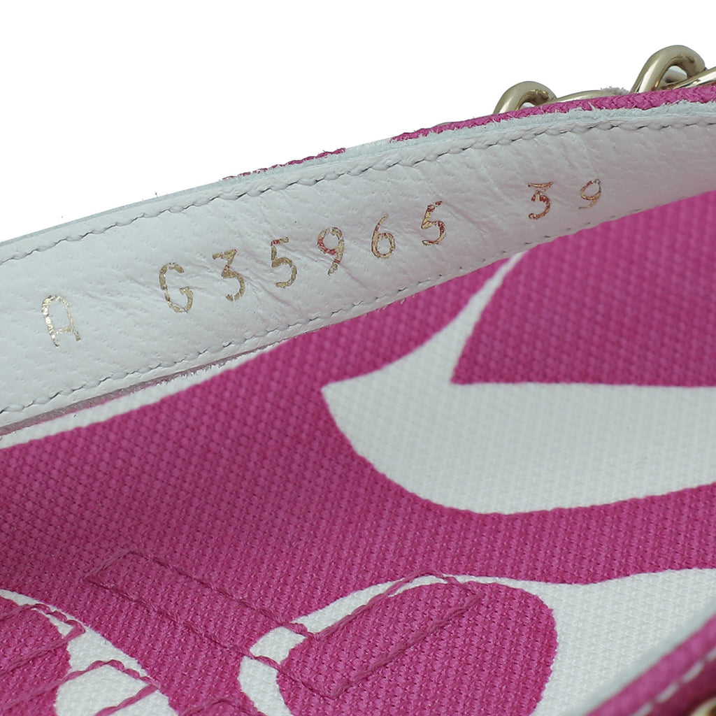 Chanel Bicolor Printed Chain CC Thong Slipper 39