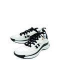 Chanel Bicolor CC Lace Up Sneakers 42