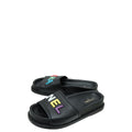 Chanel Black Logo Slide Mules 39