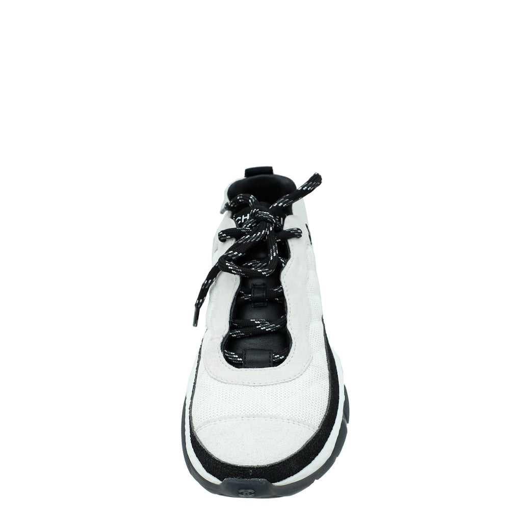 Chanel Bicolor CC Trainer Sneaker 36.5