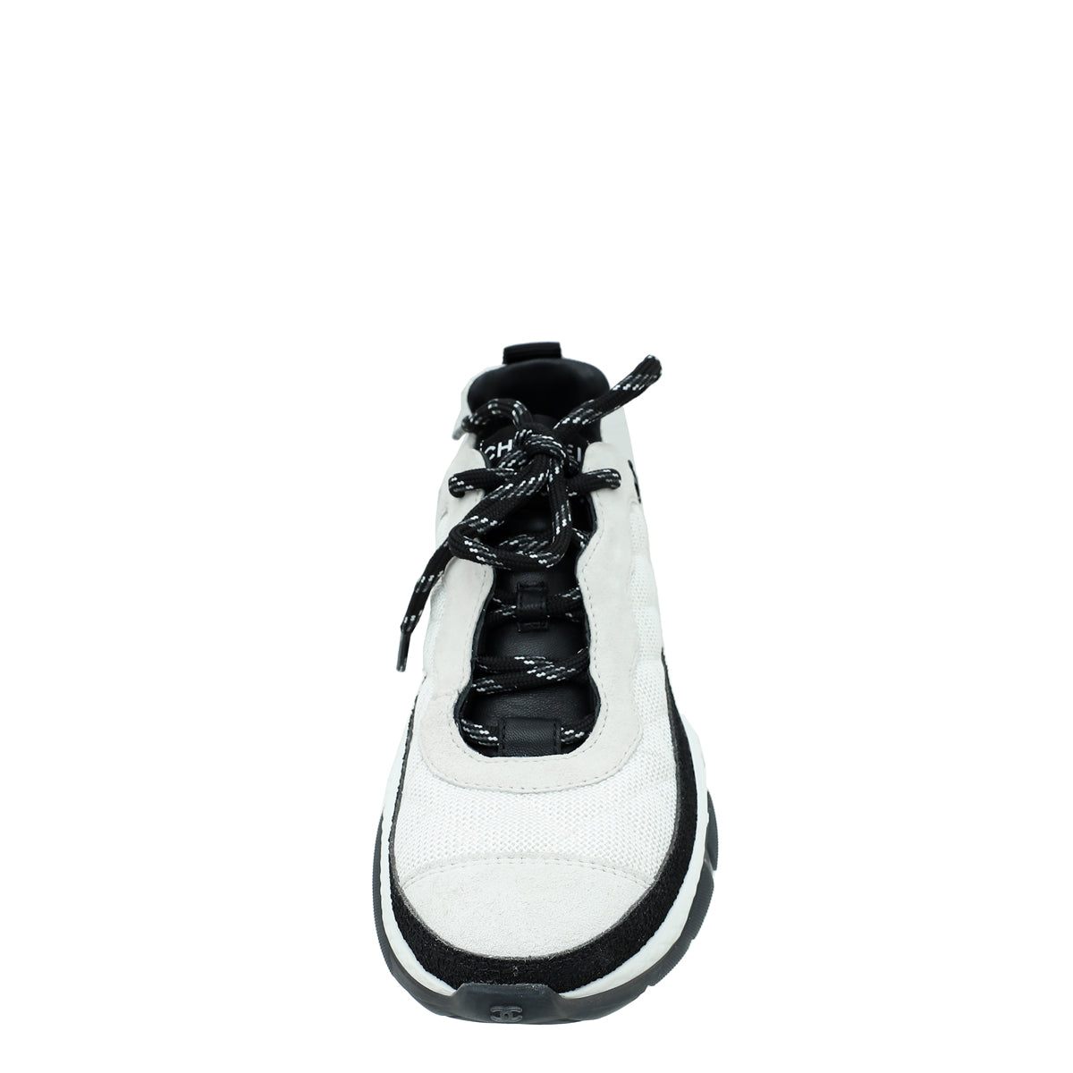 Chanel Bicolor CC Trainer Sneaker 36.5