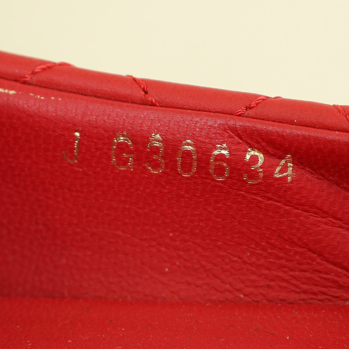 Chanel Red CC Cap Toe Ballet Flats 36.5