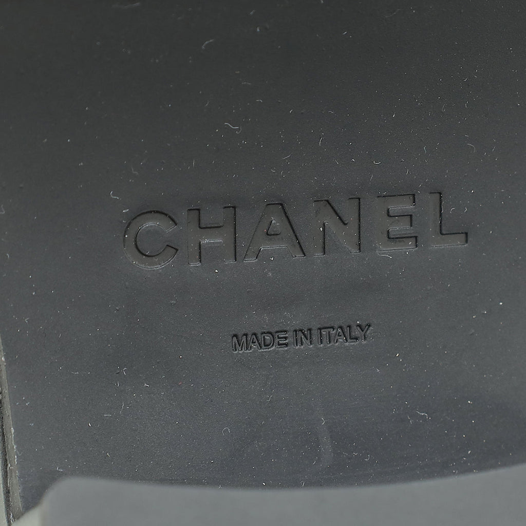 Chanel Black CC Platform Loafers 36