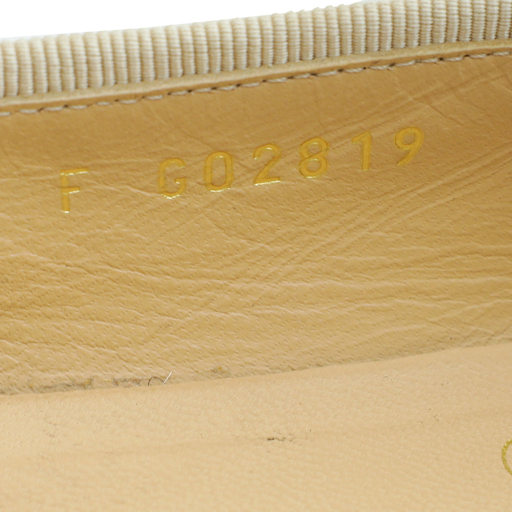 Chanel Bicolor CC Cap Toe Ballet Flats 36