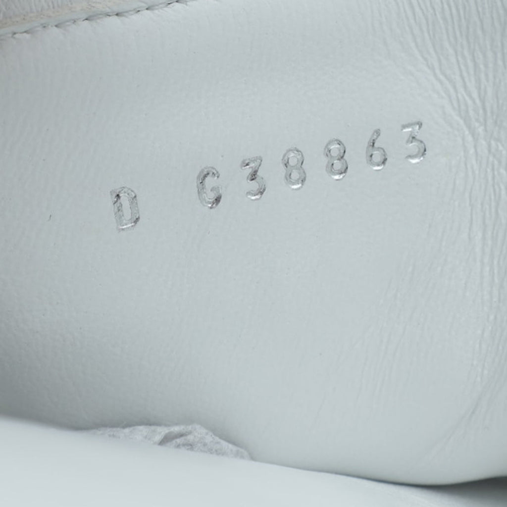 Chanel White Quilted CC Lace Up Combat Boots 38.5