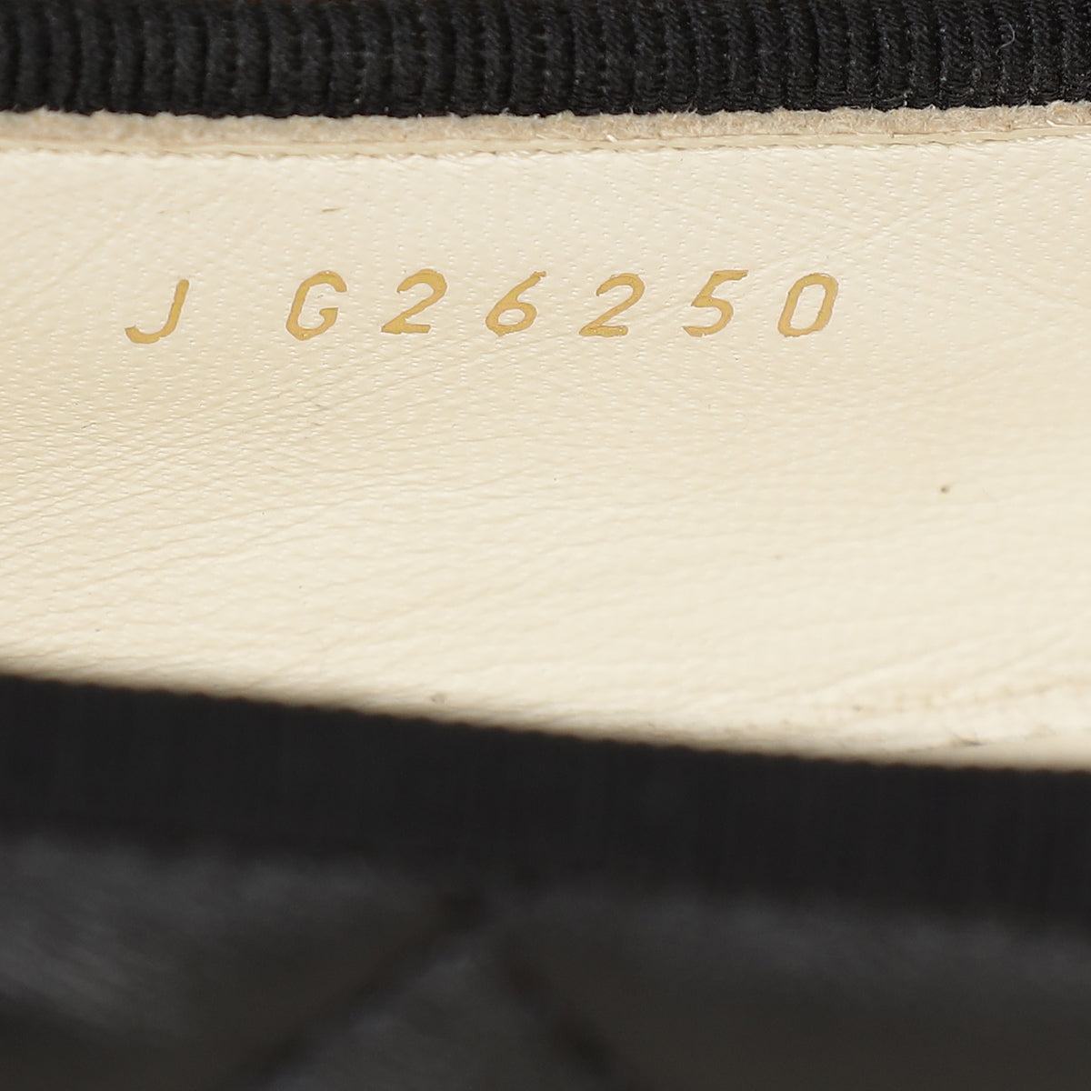 Chanel Black CC Cap Toe Quilted Ballerina 38.5
