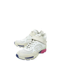 Chanel Multicolor CC Mesh High Cut Sneakers 38
