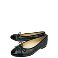 Chanel Bicolor CC Cap Toe Ballerina Flats 38