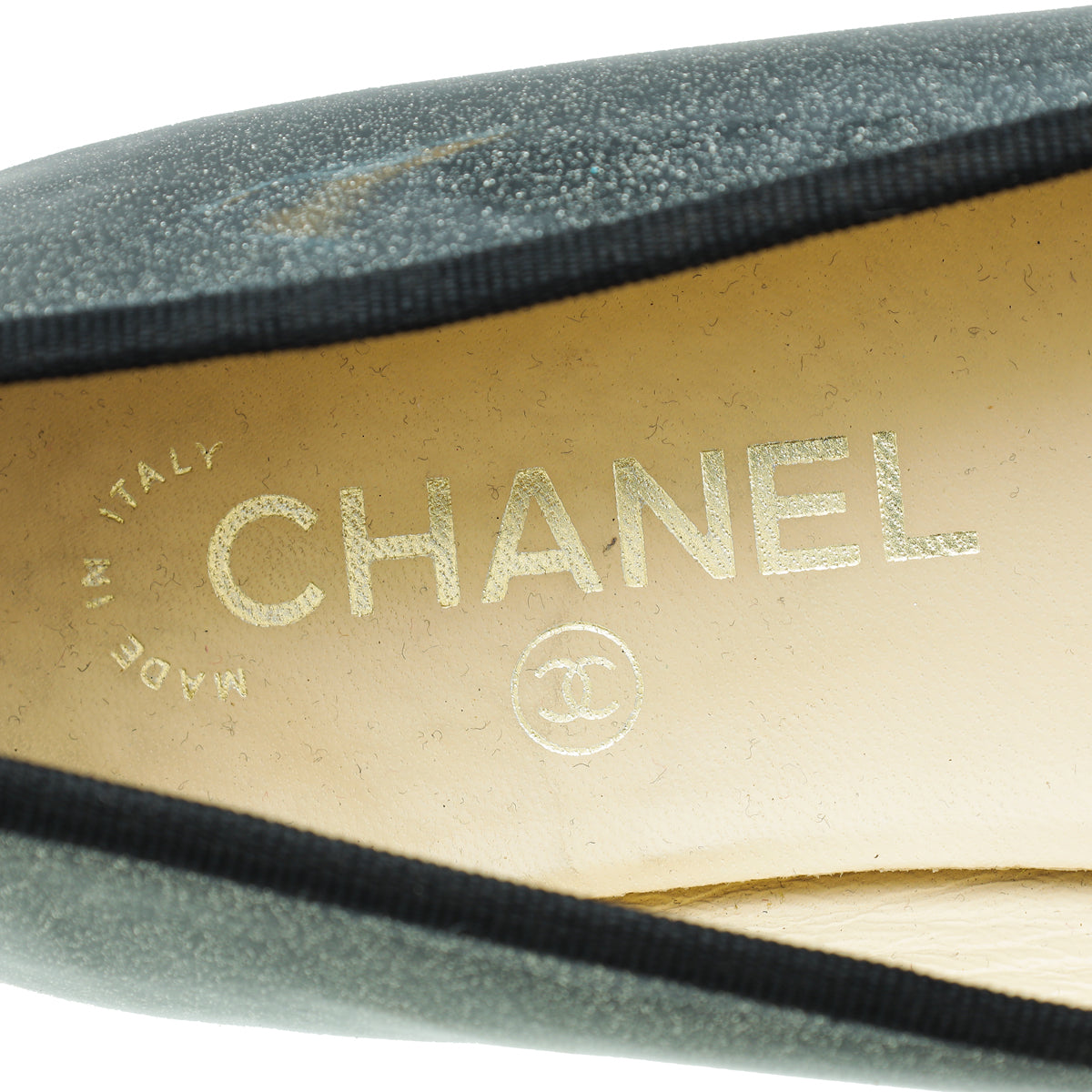 Chanel Bicolor CC Cap Toe Ballerina Flats 38