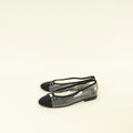 Chanel Bicolor CC Cap Toe Flat Ballerina 38