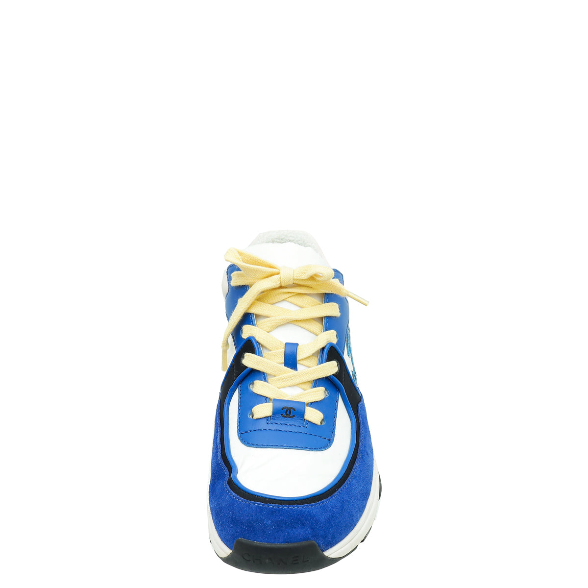 Chanel Bicolor CC Trainer Sneaker 38