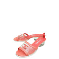 Chanel Red CC Logo PVC Slide Mules 38