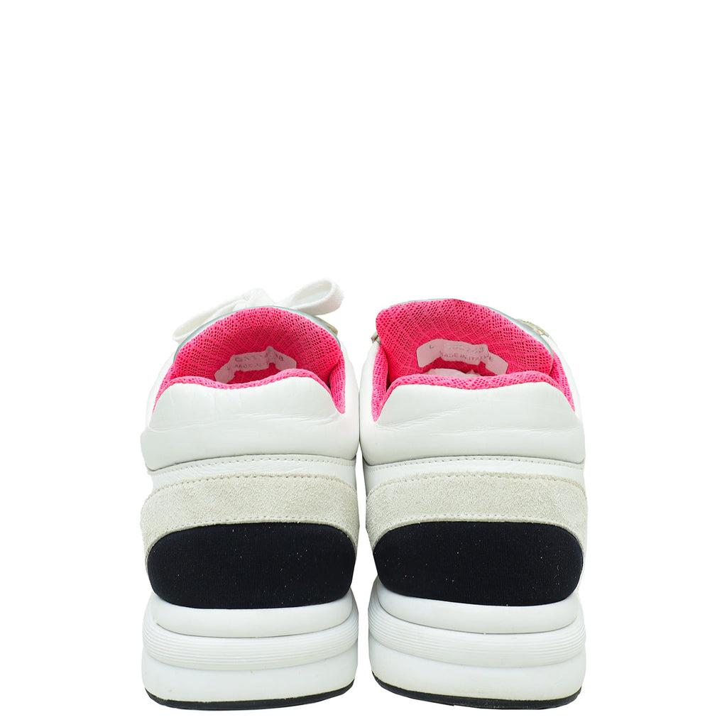Chanel Multicolor CC Trainer Sneaker 38