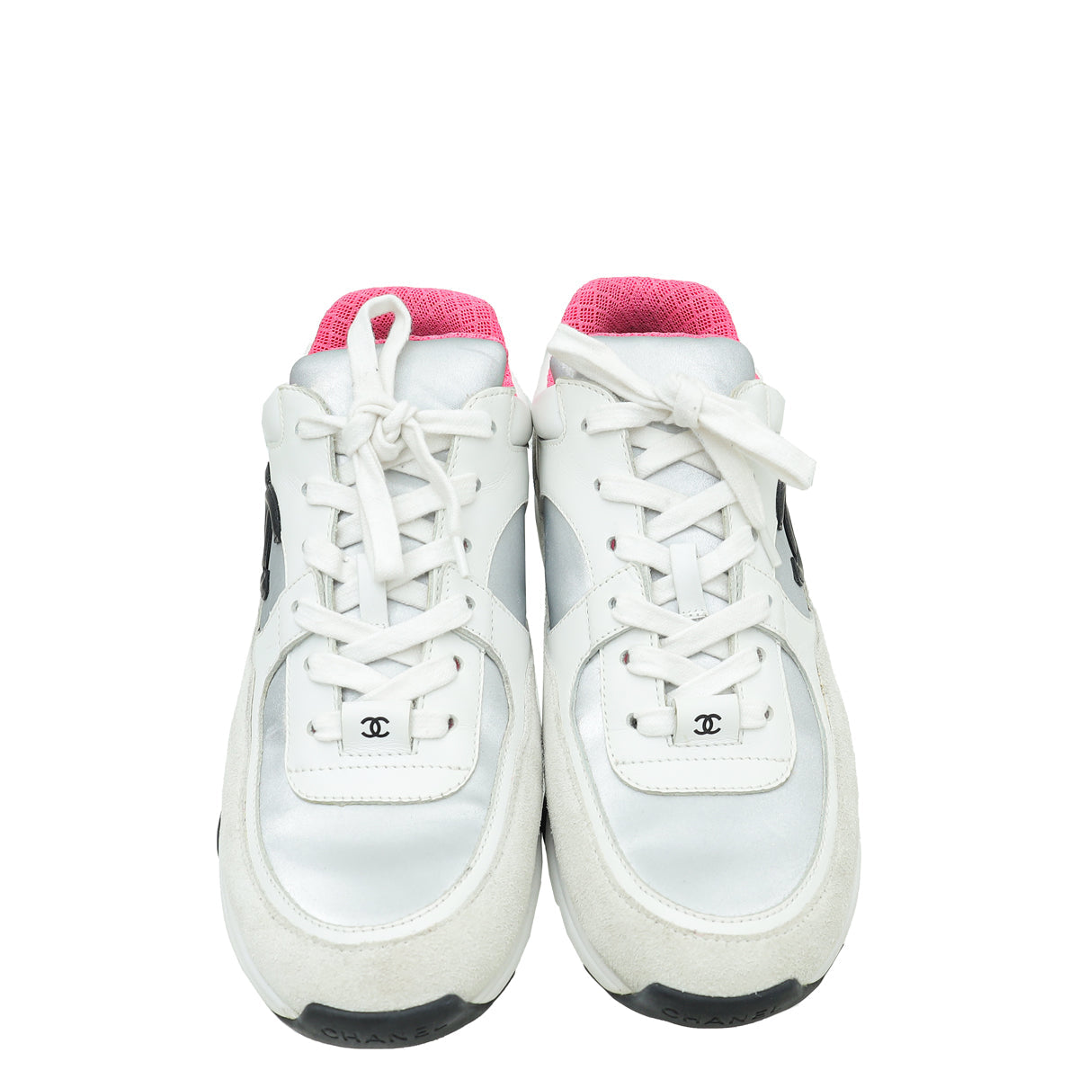 Chanel Multicolor CC Trainer Sneaker 38