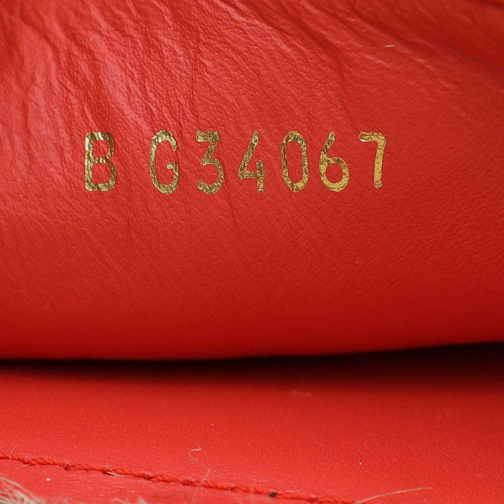 Chanel Red CC Slide Espadrille Mules 38