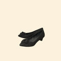 Chanel Black Lace Camellia 40mm Pumps 38