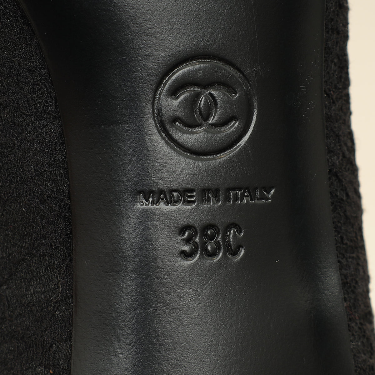 Chanel Black Lace Camellia 40mm Pumps 38