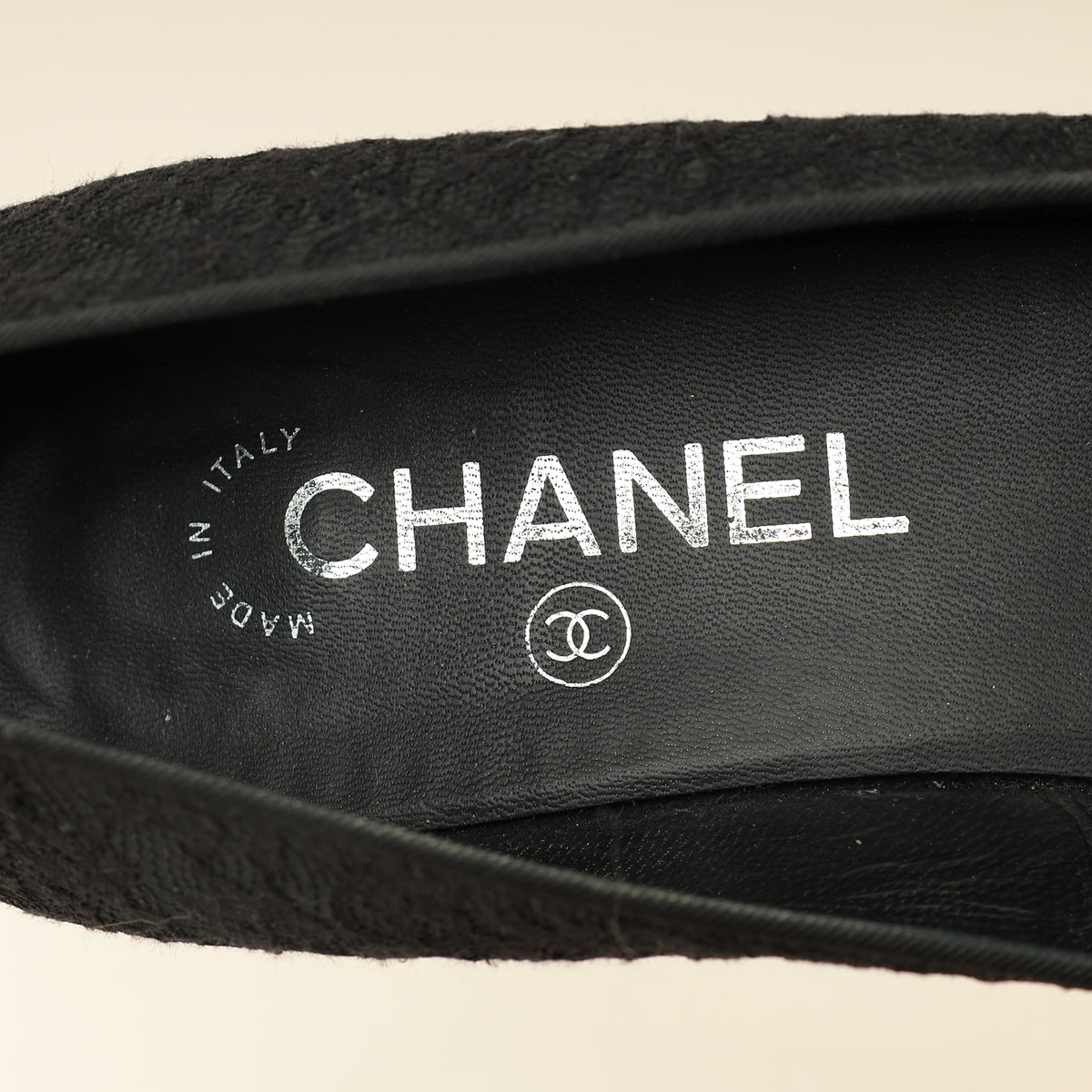 Chanel Black Lace Camellia 40mm Pumps 38