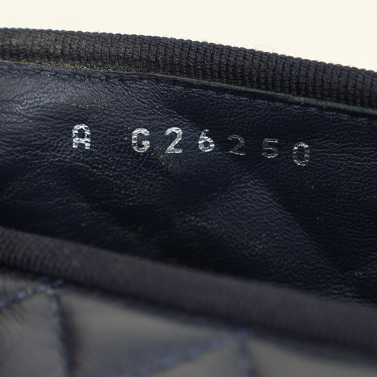 Chanel Navy Blue CC Cap Toe Ballet Flats 38C