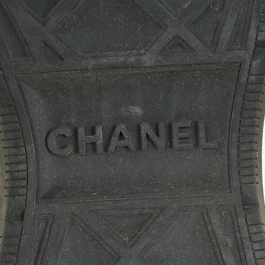Chanel Bicolor CC Trainer Sneaker 38