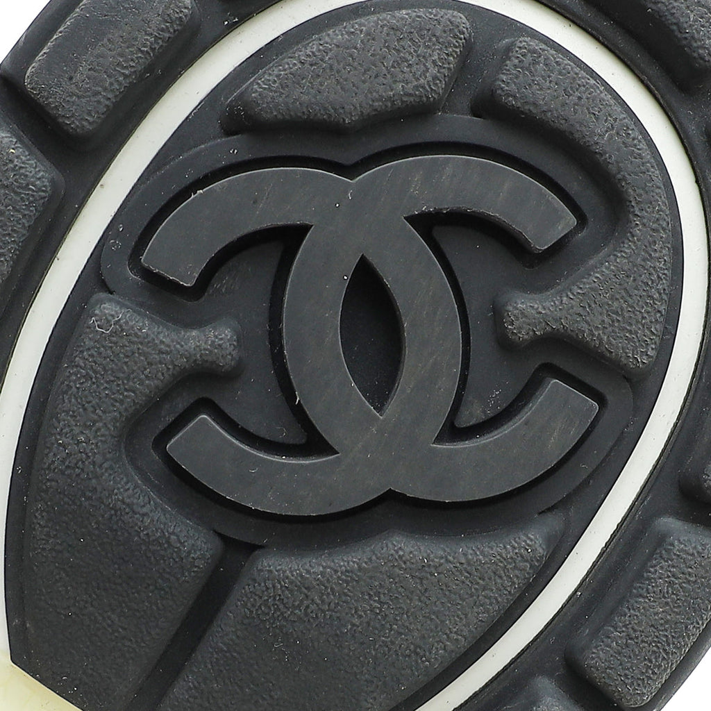 Chanel Silver CC Runner Sneaker 38