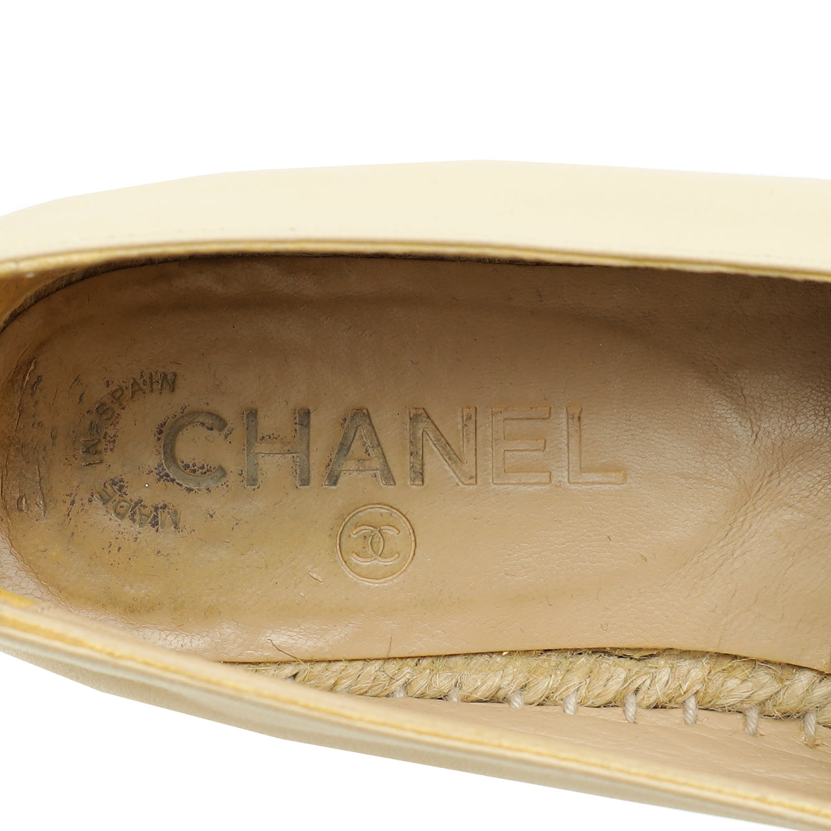 Chanel Bicolor CC Cap Toe Espadrille 38