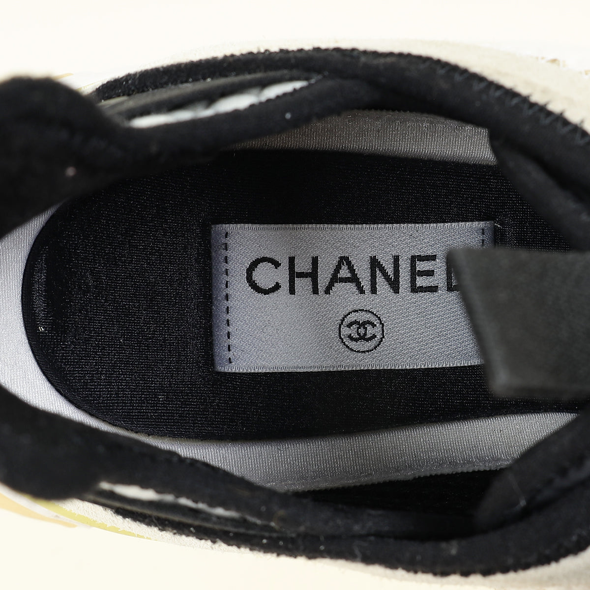Chanel Bicolor CC Low Top Trainer 39.5