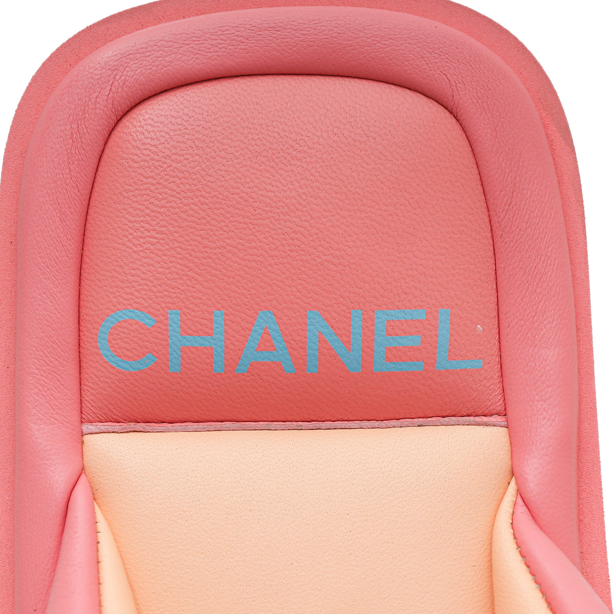 Chanel Pink CC Padded Pool Thong Sandals 39