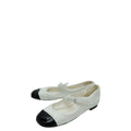 Chanel Bicolor CC Cao Towl Mary Jane Ballerina 39